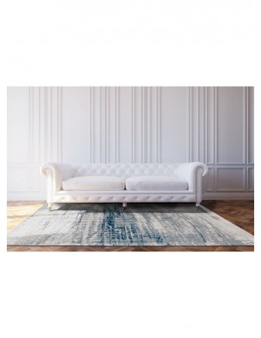 tappeto moderno Louis De Poortere Mad Men Bronx Azurite 8421