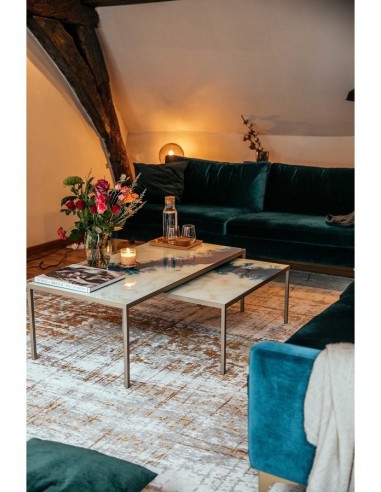 tappeto moderno Louis De Poortere Mad Men Columbus Gold 8419