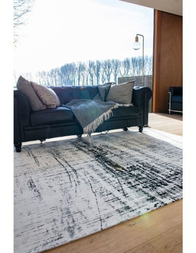 tappeto moderno Louis De Poortere Mad Men Metro Black & White 8926