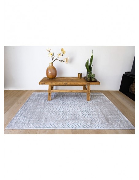 tappeto moderno Louis De Poortere Mad Men Tribeca Blue 8927