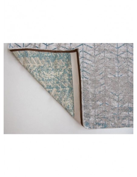 tappeto moderno Louis De Poortere Mad Men Tribeca Blue 8927