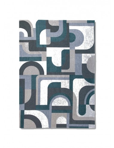 tappeto moderno Louis De Poortere Module Morris Green 9208