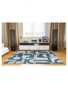 tappeto moderno Louis De Poortere Module Morris Green 9208 2