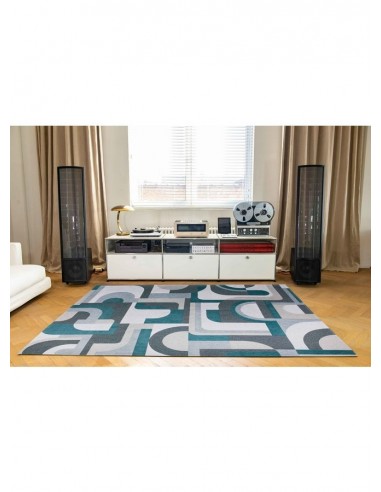 tappeto moderno Louis De Poortere Module Morris Green 9208