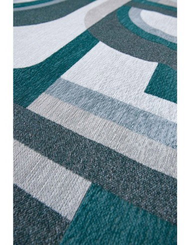tappeto moderno Louis De Poortere Module Morris Green 9208