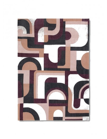 tappeto moderno Louis De Poortere Module Pink Rohe 9209