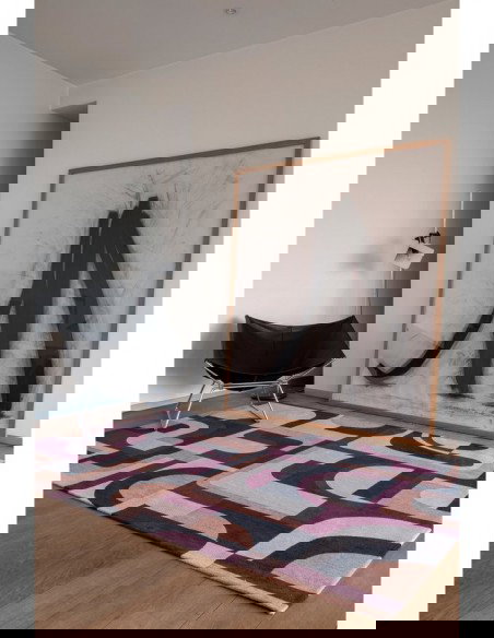 tappeto moderno Louis De Poortere Module Pink Rohe 9209