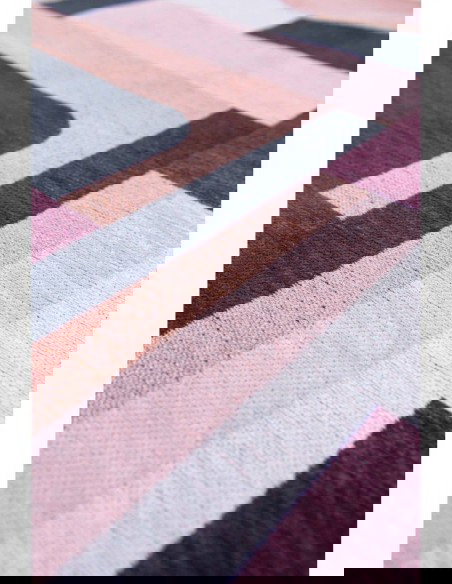 tappeto moderno Louis De Poortere Module Pink Rohe 9209