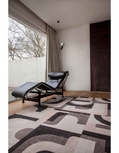 tappeto moderno Louis De Poortere Module Saxon Beige 9206