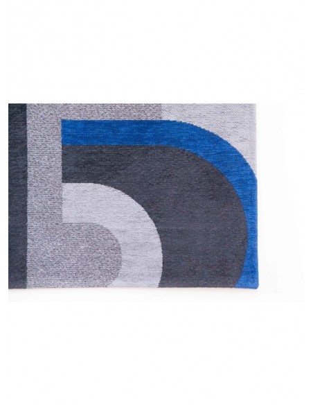 tappeto moderno Louis De Poortere Module Weimar Blue 9207