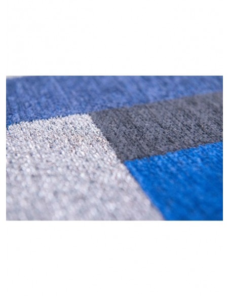 tappeto moderno Louis De Poortere Module Weimar Blue 9207