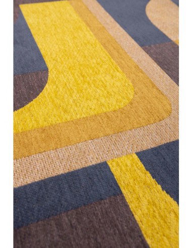 tappeto moderno Louis De Poortere Module Yellow Meyer 9210