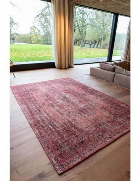 tappeto moderno Louis De Poortere Palazzo Borgia Red 9141