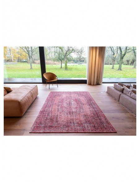 tappeto moderno Louis De Poortere Palazzo Borgia Red 9141