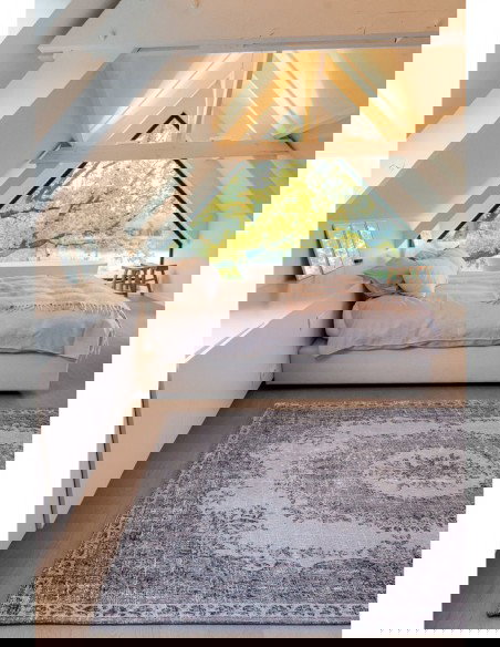 tappeto moderno Louis De Poortere Palazzo Contarini White 9107