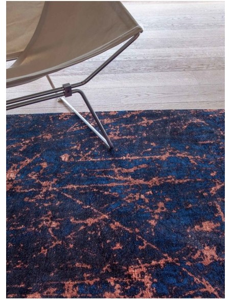 tappeto moderno Louis De Poortere Stellar Blue Star 9217