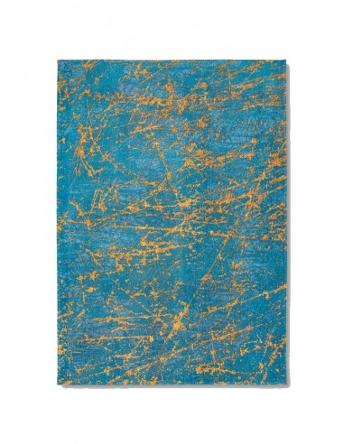 tappeto moderno Louis De Poortere Stellar Lightning Turquoise 9218