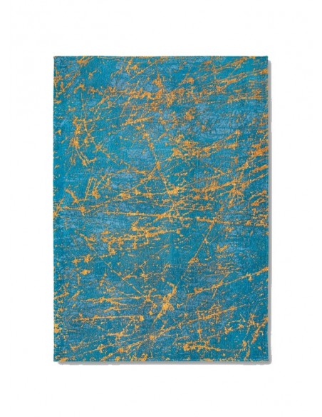 tappeto moderno Louis De Poortere Stellar Lightning Turquoise 9218
