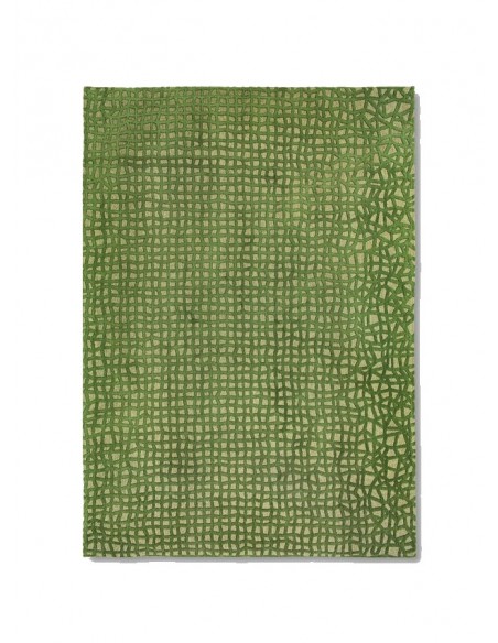 tappeto moderno Louis De Poortere Trammel Alta Green 9249