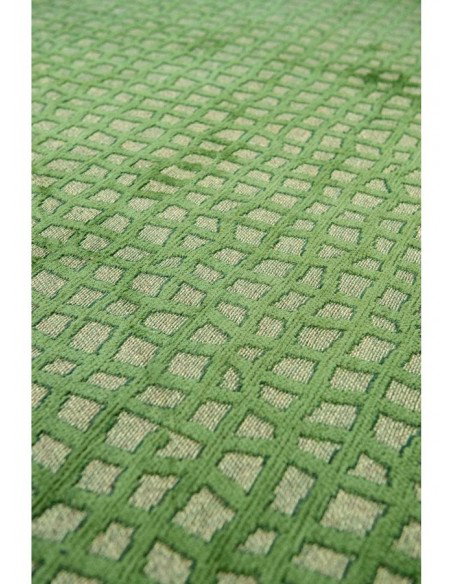 tappeto moderno Louis De Poortere Trammel Alta Green 9249