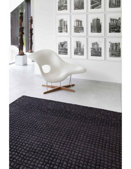 tappeto moderno Louis De Poortere Trammel Oppian Black 9247