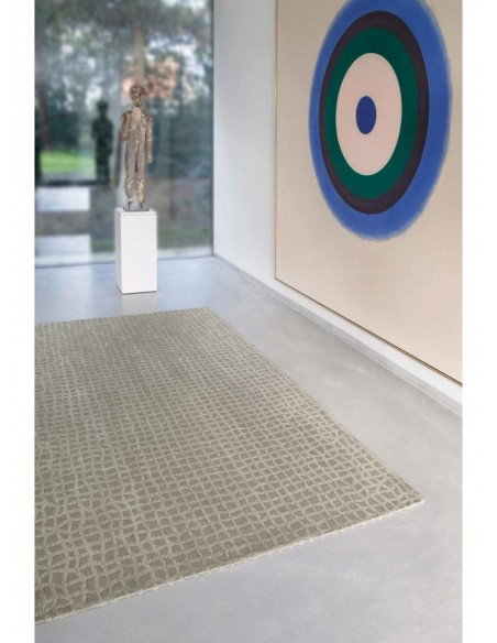 tappeto moderno Louis De Poortere Trammel Ovid Beige 9245