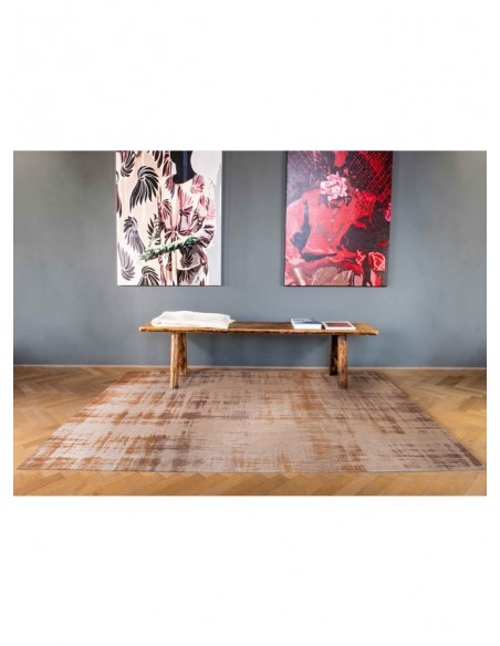 tappeto moderno Louis De Poortere Venetian Dust Gondola Brown 9232