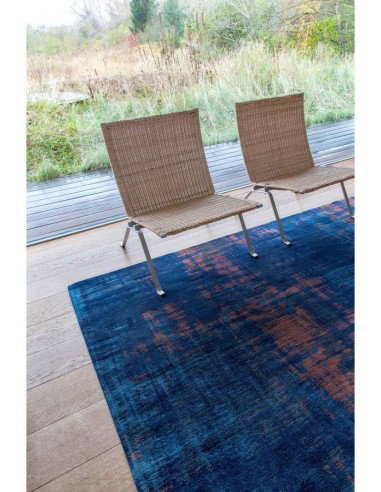 tappeto moderno Louis De Poortere Venetian Dust Sunset Blue 9211