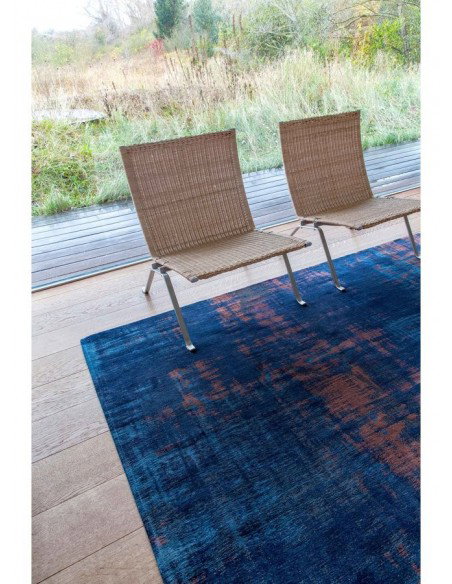 tappeto moderno Louis De Poortere Venetian Dust Sunset Blue 9211