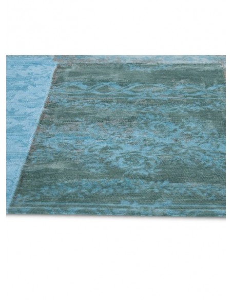 tappeto moderno Louis De Poortere Vintage Patchwork Azur 8015