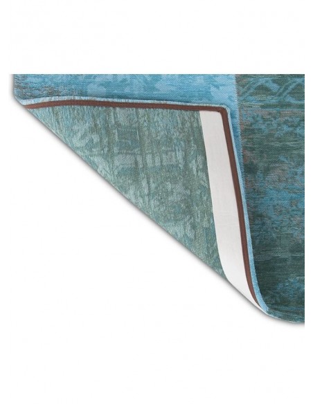 tappeto moderno Louis De Poortere Vintage Patchwork Azur 8015