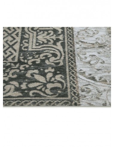 tappeto moderno Louis De Poortere Vintage Patchwork Black & White 8101