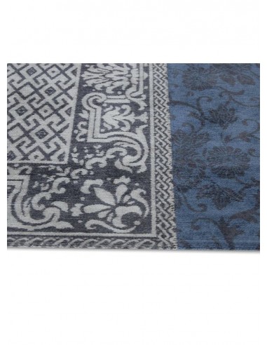tappeto moderno Louis De Poortere Vintage Patchwork Blue Denim 8108