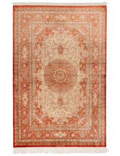 Hand made rug Ghom Silk Persia cm.130x197