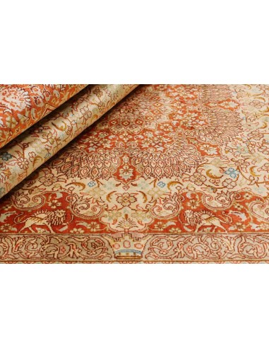 Hand made rug Ghom Silk Persia cm.130x197