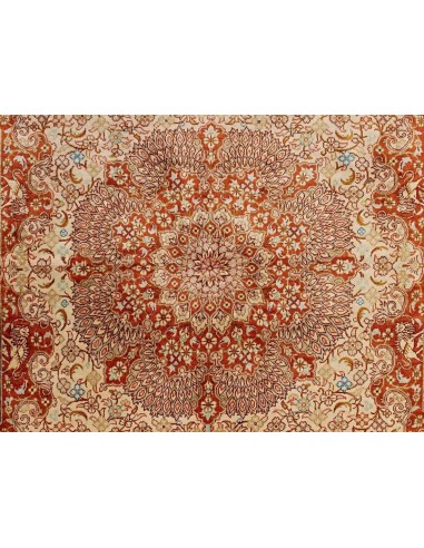 Hand made rug Ghom Silk Persia cm.130x197