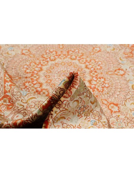 Hand made rug Ghom Silk Persia cm.130x197