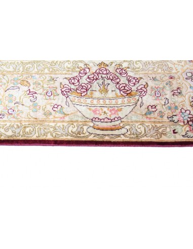 Hand made rug Ghom Silk Persia cm.98x152