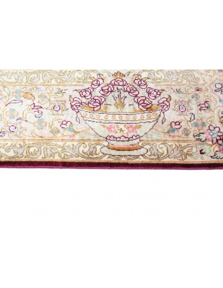 Hand made rug Ghom Silk Persia cm.98x152