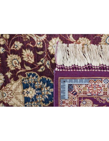 Hand made rug Ghom Silk Persia cm.100x148