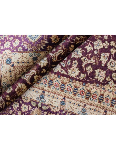 Hand made rug Ghom Silk Persia cm.100x148