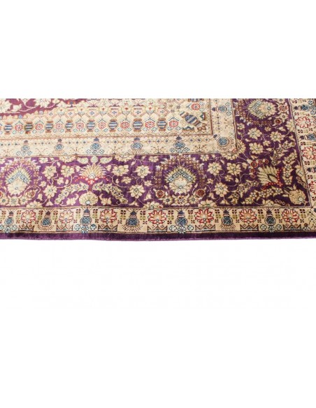 Hand made rug Ghom Silk Persia cm.100x148
