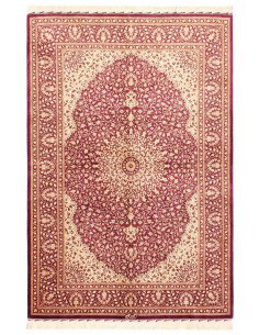 Hand made rug Ghom Silk Persia cm.102x151