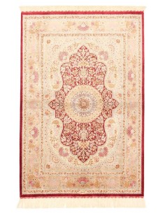 Hand made rug Ghom Silk Persia cm.100x147