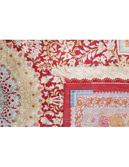 Hand made rug Ghom Silk Persia cm.100x147