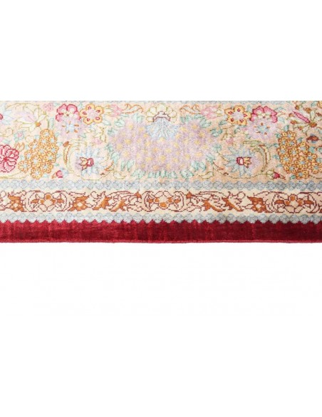 Hand made rug Ghom Silk Persia cm.100x147