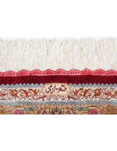Hand made rug Ghom Silk Persia cm.100x147