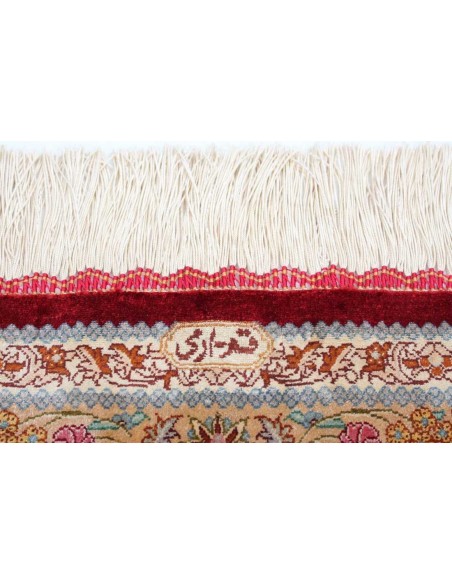 Hand made rug Ghom Silk Persia cm.100x147