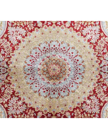 Hand made rug Ghom Silk Persia cm.100x147