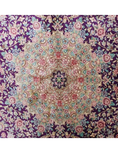 Hand made rug Ghom Silk Persia cm.100x148